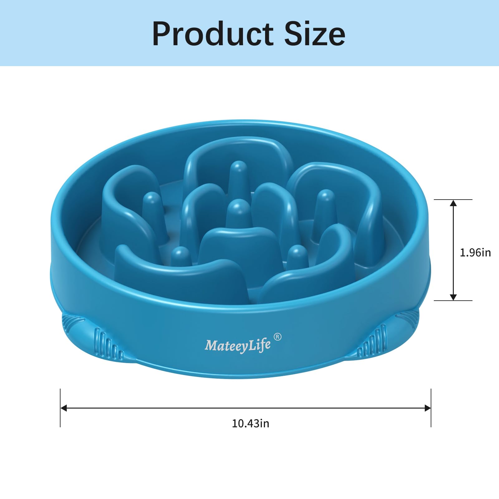 MateeyLife non-slip base keeps bowls steady during busy mealtimes