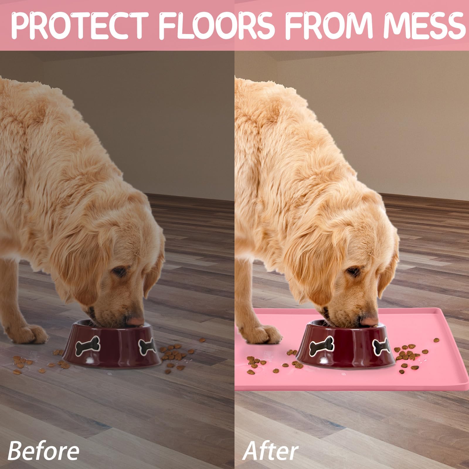 MateeyLife silicone cat litter-mat alternative keeps paws clean and floors dry