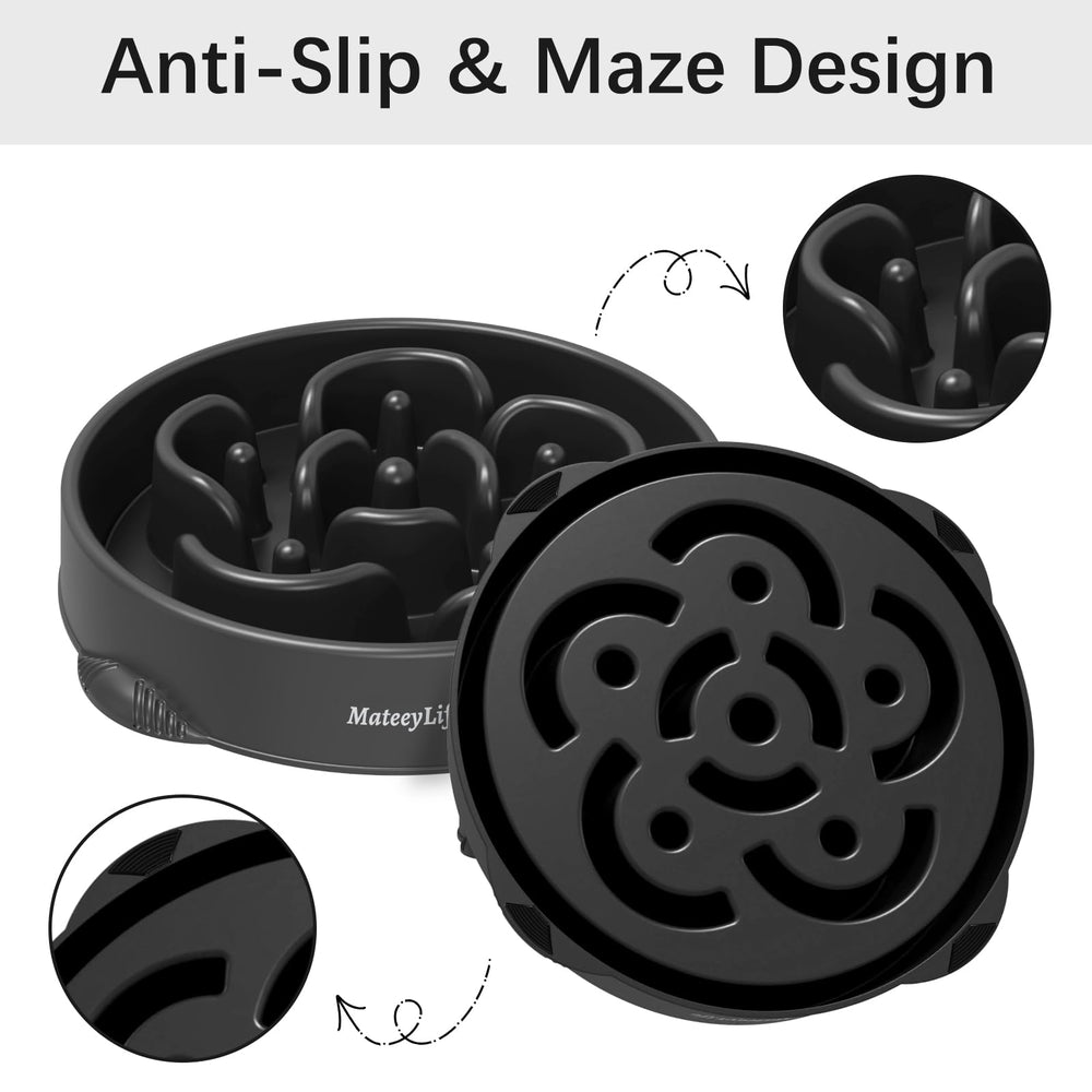 MateeyLife top-rack dishwasher-safe feeder bowl for easy cleaning.