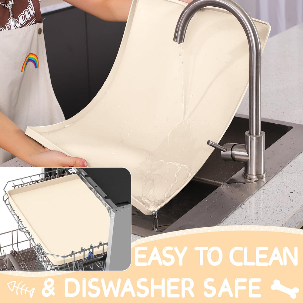 MateeyLife under-sink mat multi-use protects floors