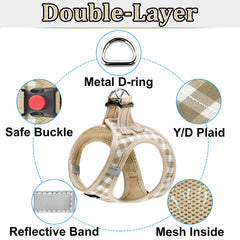 Matilor air mesh harness back view shows breathable comfort on outdoor trips.