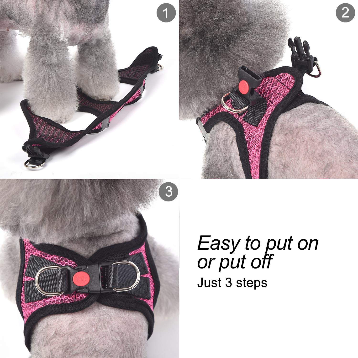 Matilor safety features with double D-ring on red vest