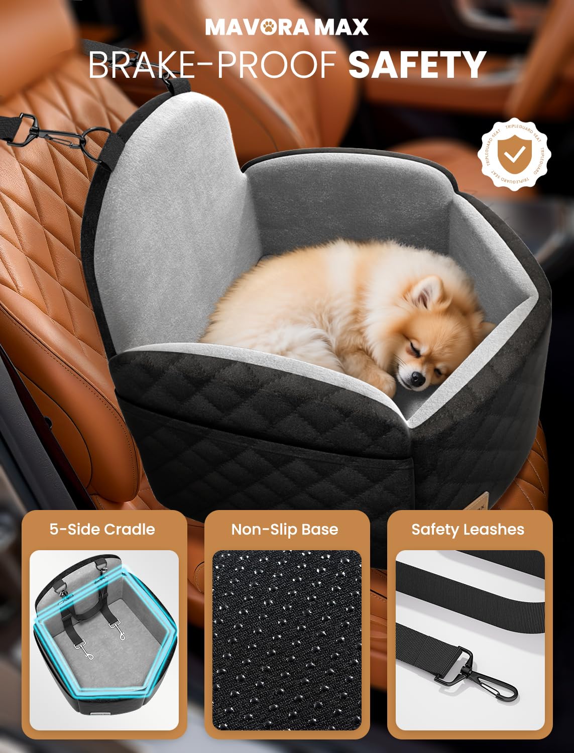 Mavora Max washable cover simplifies cleaning after muddy paws.