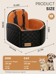 Mavora Max memory foam cushion contours to a dog's body for comfortable rides.