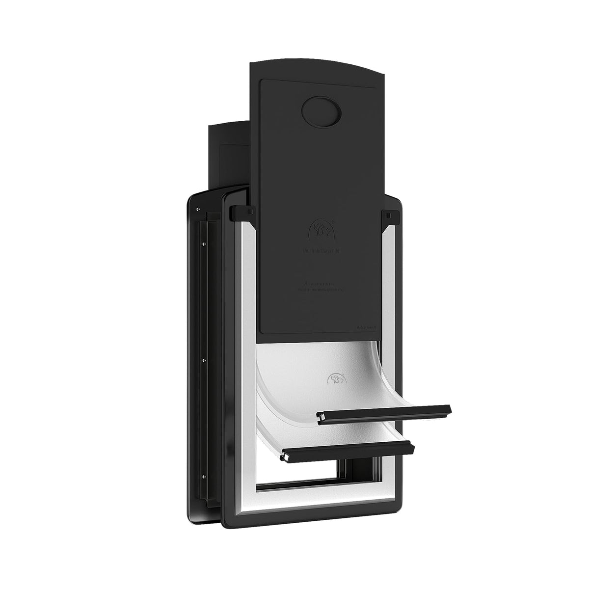 MAVRICFLEX cat door front view with stainless frame for durable indoor-outdoor use