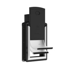 MAVRICFLEX cat door front view with stainless frame for durable indoor-outdoor use