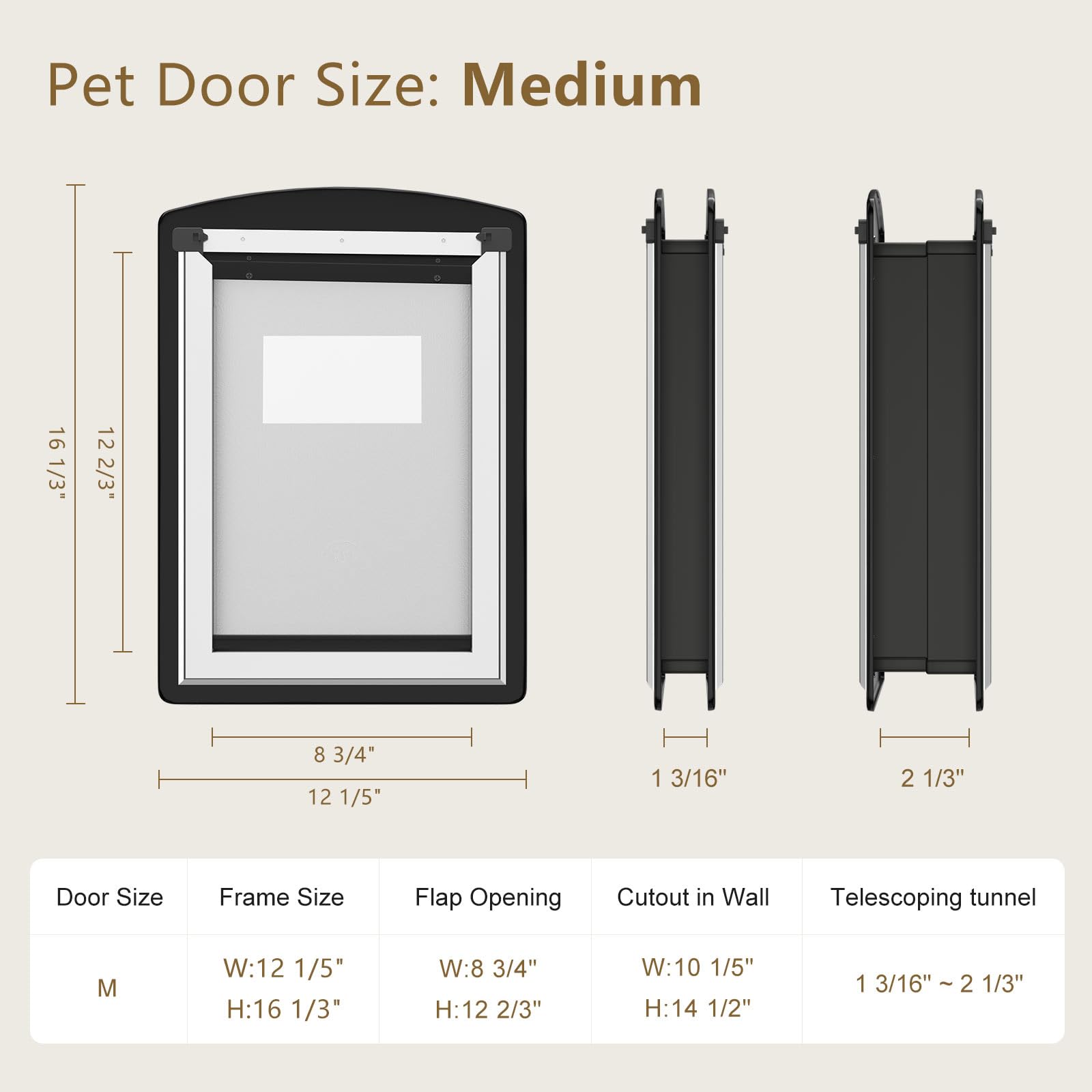 MAVRICFLEX sliding ABS panels illustrate flexible weatherproofing and seal adjustment.