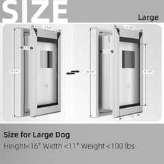 MAVRICFLEX double sliding panel close-up highlighting secure access and weather sealing magnets