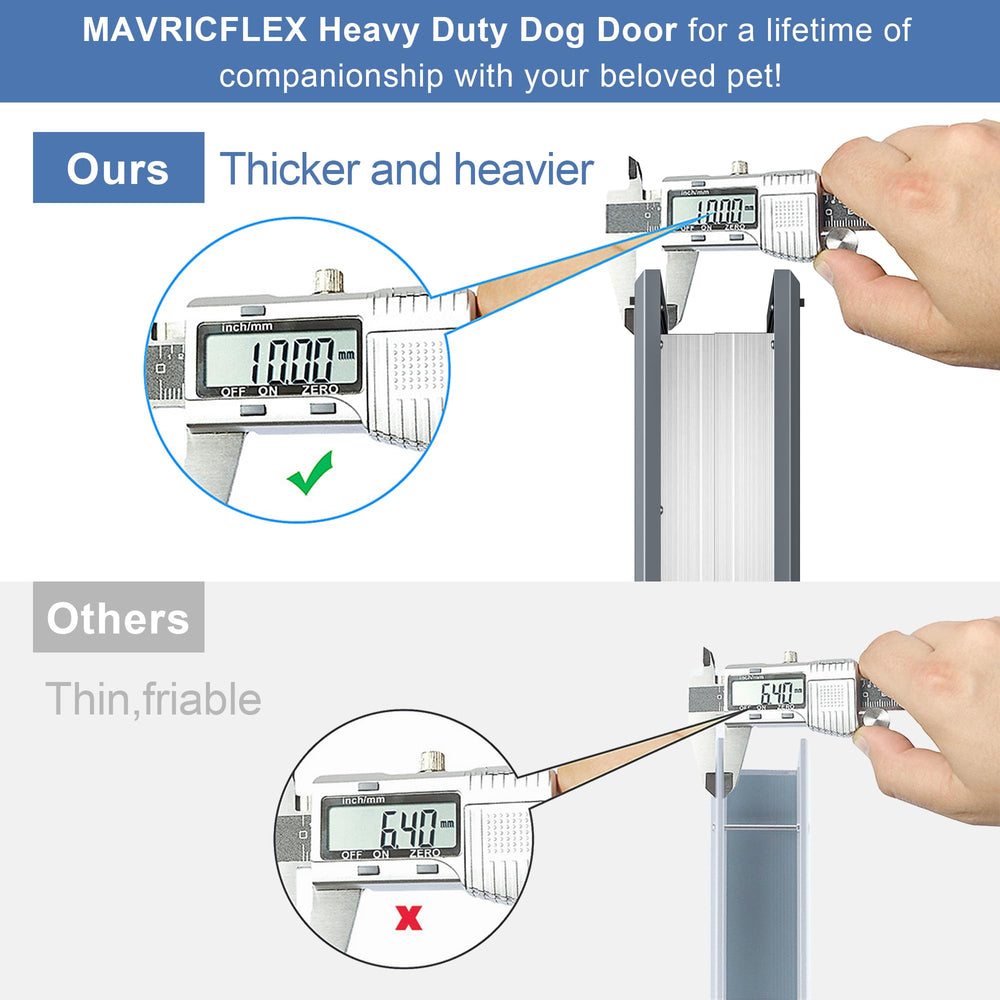 MAVRICFLEX installed-in-door demonstrates easy DIY mounting and clean integration