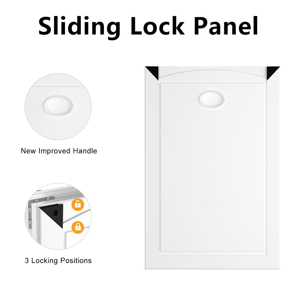 MAVRICPOWER double locking panels provide adjustable height and added security