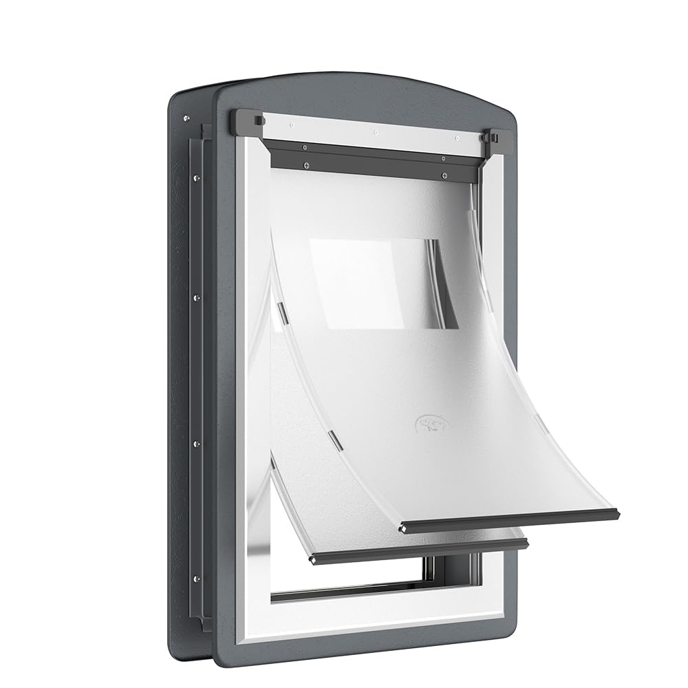 MAVRICPOWER steel large dog door exterior panel with secure fit and weather seal
