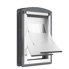 MAVRICPOWER steel large dog door exterior panel with secure fit and weather seal