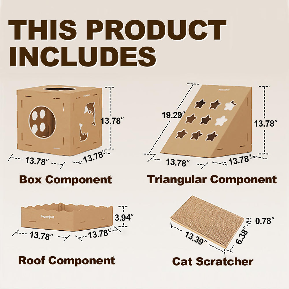 Mawrpet triangular ramps enable safe climbs between levels.