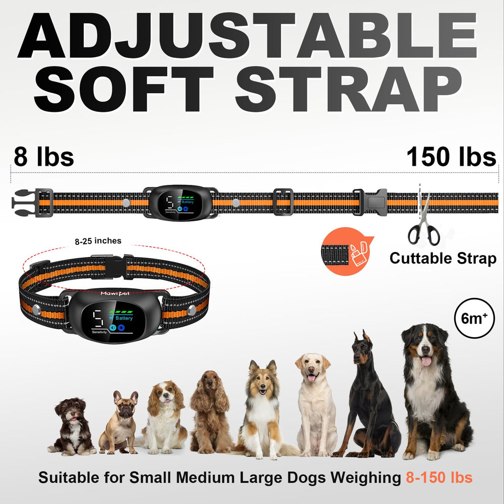 MawrPet adjustable nylon strap ensures secure fit across sizes.