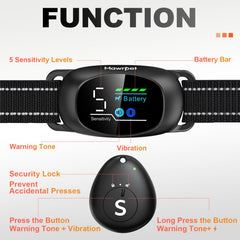 Mawrpet 2-in-1 training collar and bark collar with intuitive remote training.