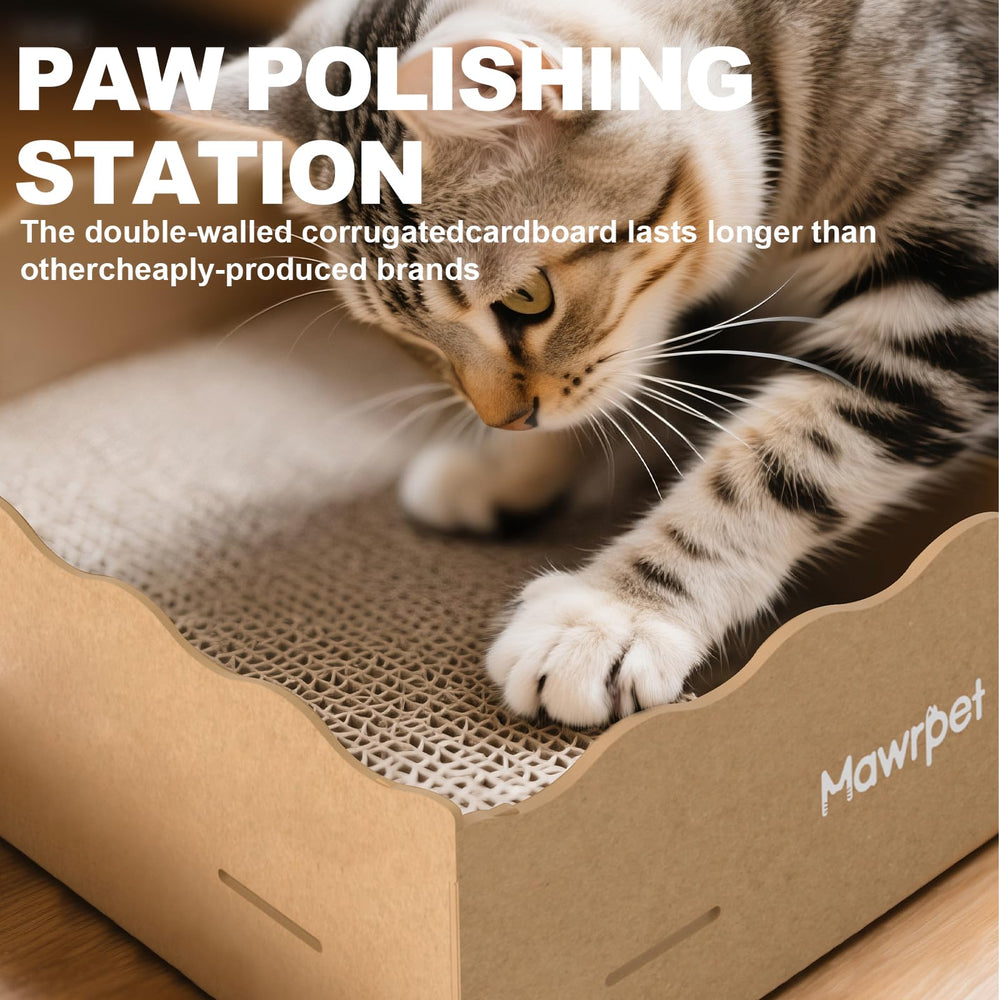 Mawrpet cat-house multi-functional-3-part-design reveals versatile play-and-hide options.