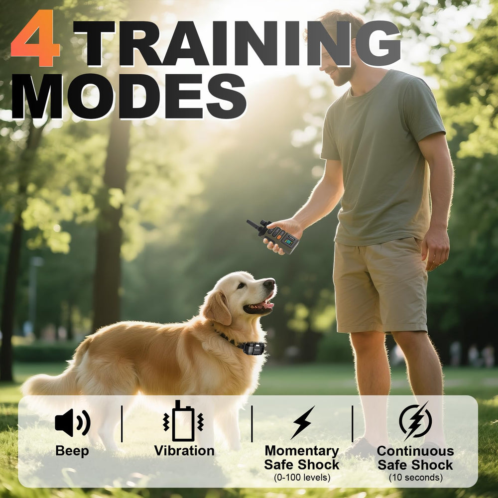 Mawrpet collar offers four training modes to tailor behavior correction safely.