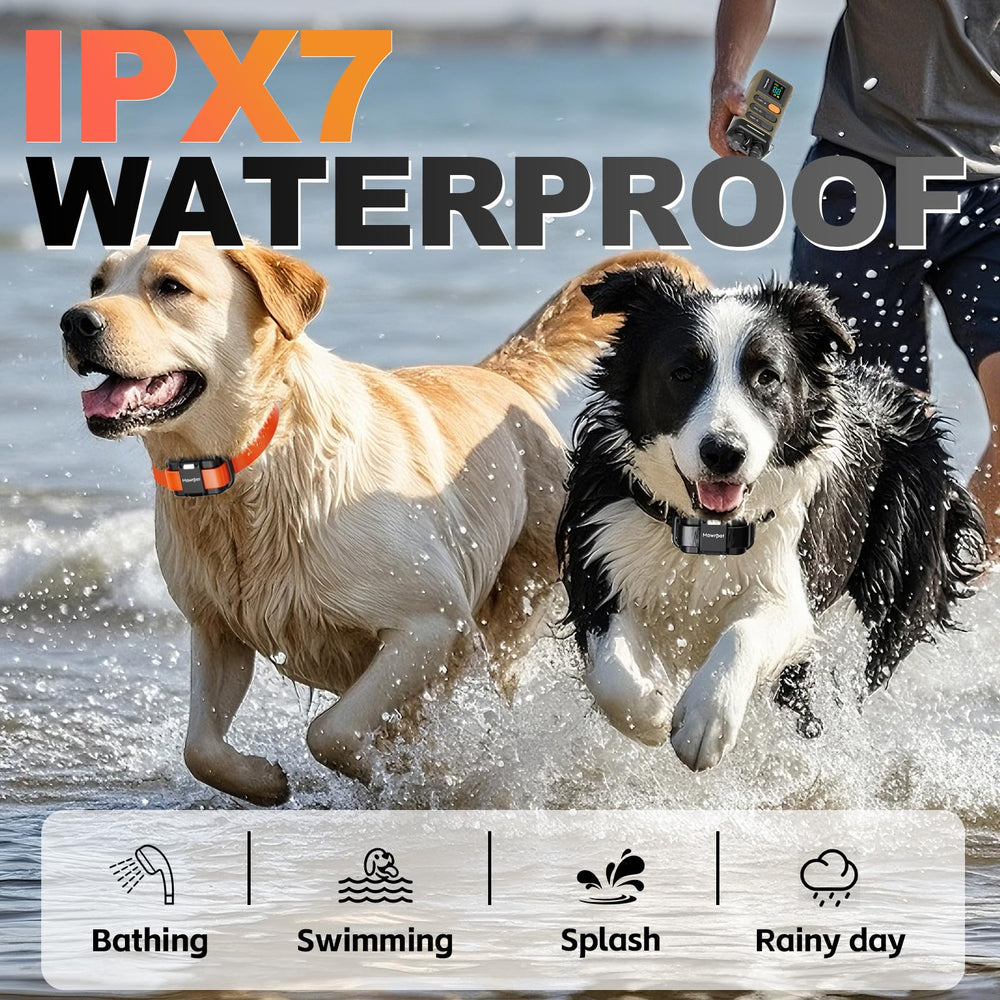 Mawrpet night visibility with receiver light aids locating your dog.