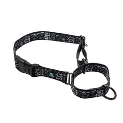 Max and Neo collar martingale con patrón, hebilla de cierre seguro para paseos.