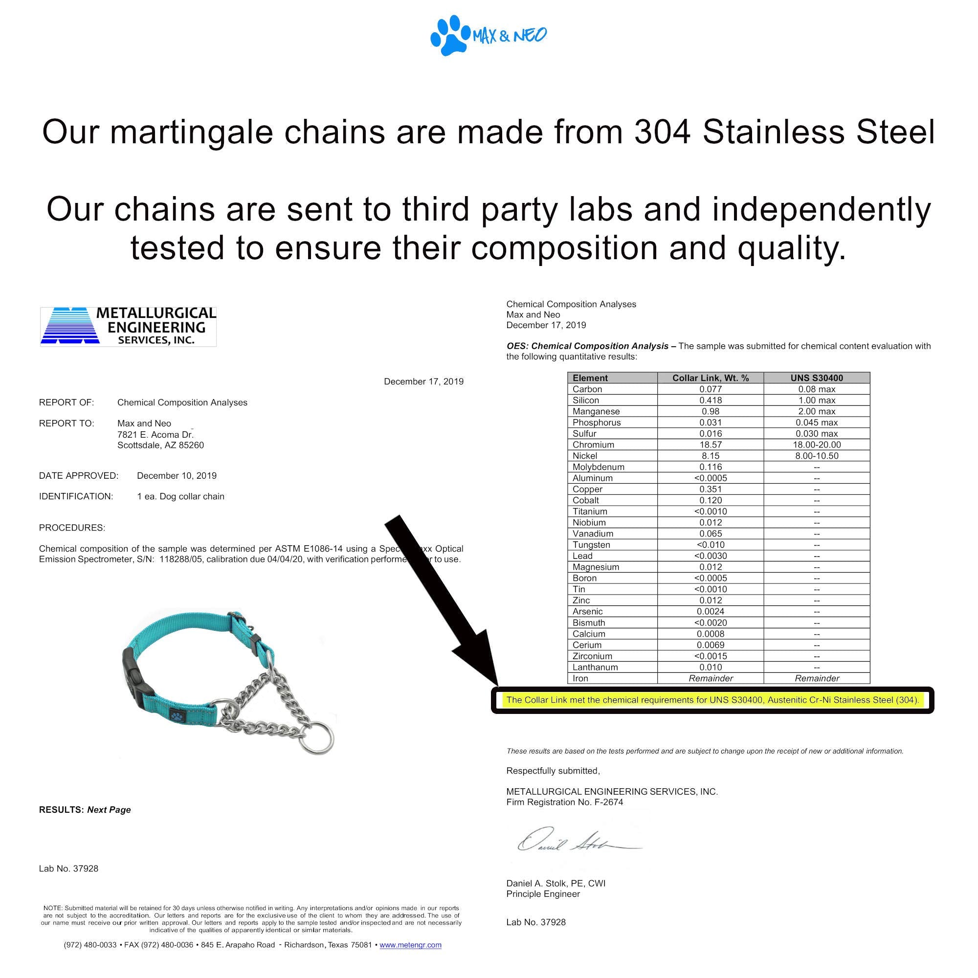 Max and Neo donation-promo-banner highlights charity support with every sale.