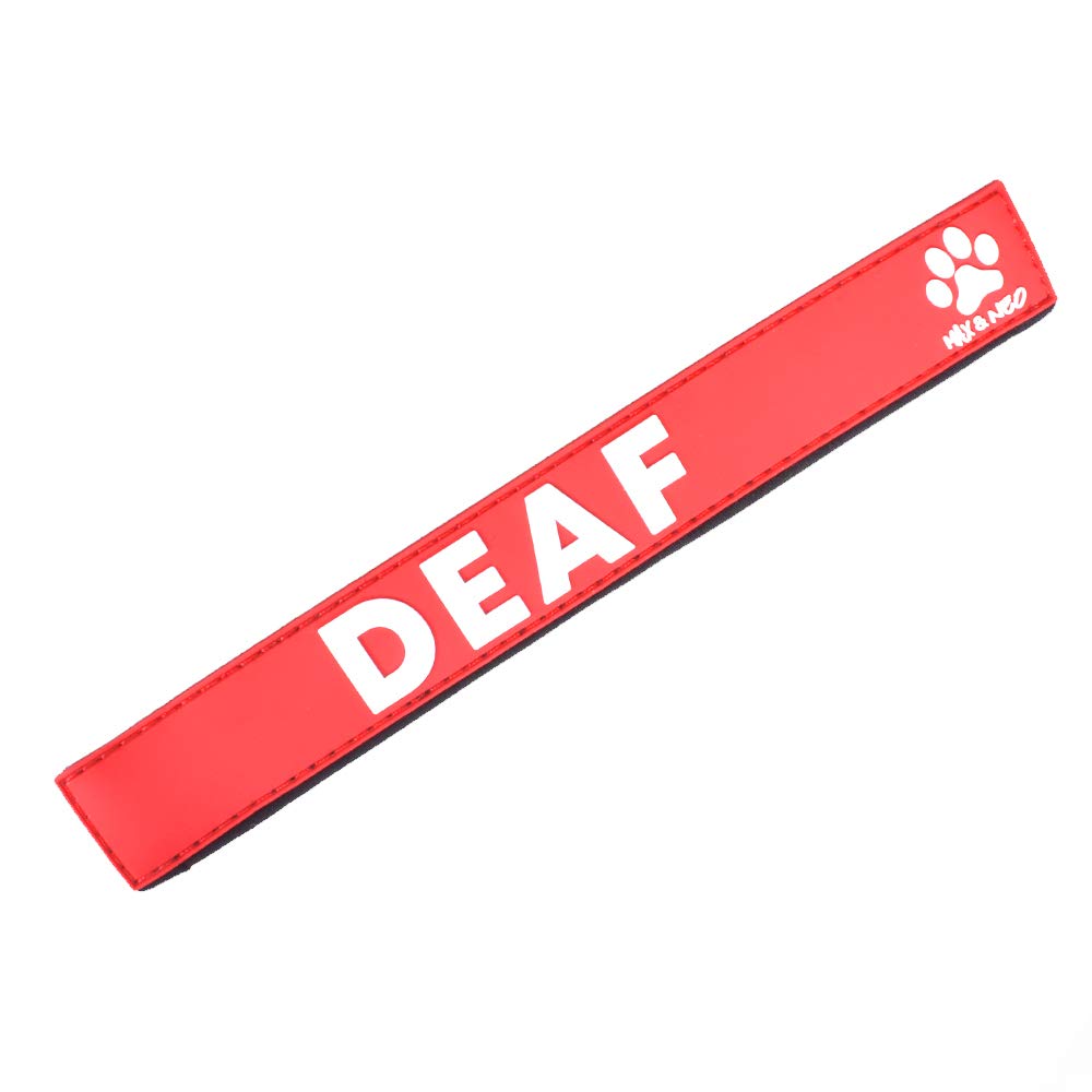 Max and Neo leash sleeve Deaf double-sided visibility from all angles