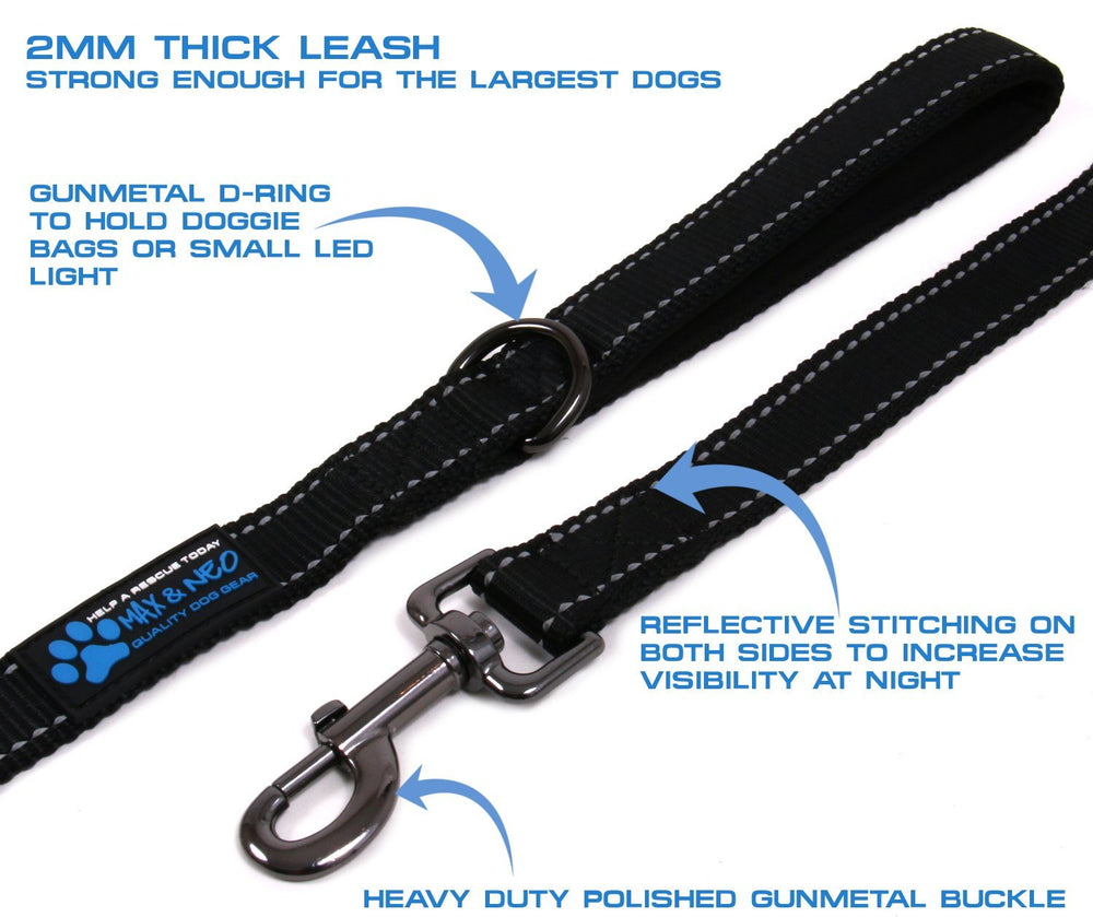 Max and Neo padded neoprene handle for comfortable grip.