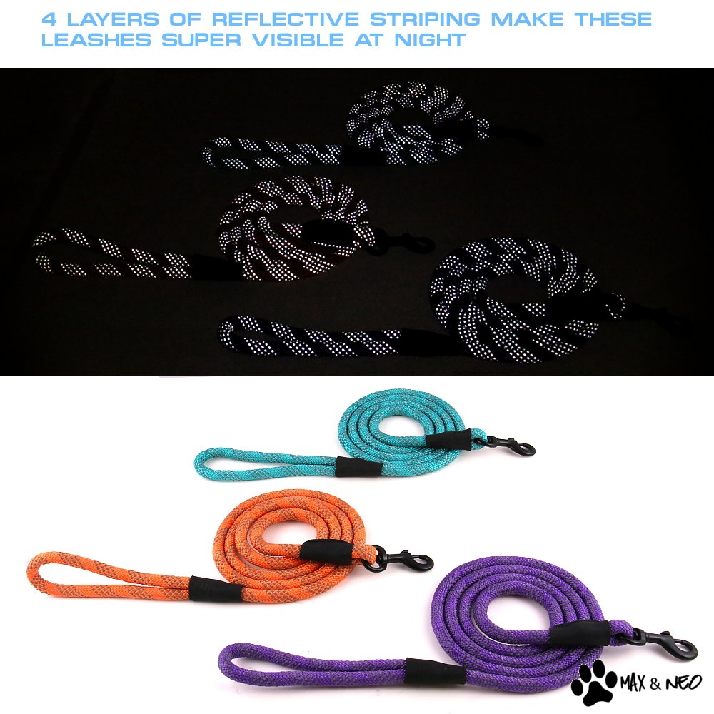 Max and Neo leash matte black clasp offers secure closure