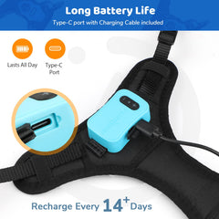 Max Barks bark control vest with built-in D-ring for leash attachment during training.