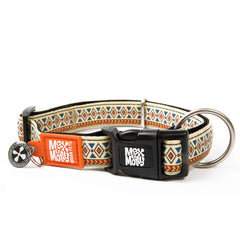 Max & Molly Smart ID Dog Collar mosaic design with Gotcha QR tag for quick reunions