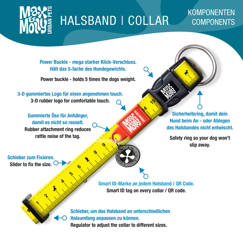 Max & Molly Urban Pets safety ring on D-ring aids escape prevention