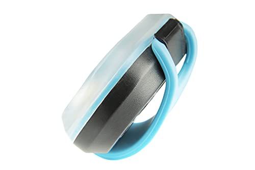 Max & Molly waterproof silicone band provides secure fit during activities.