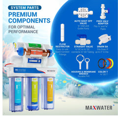 Max Water color-coded quick-connects simplify installation.