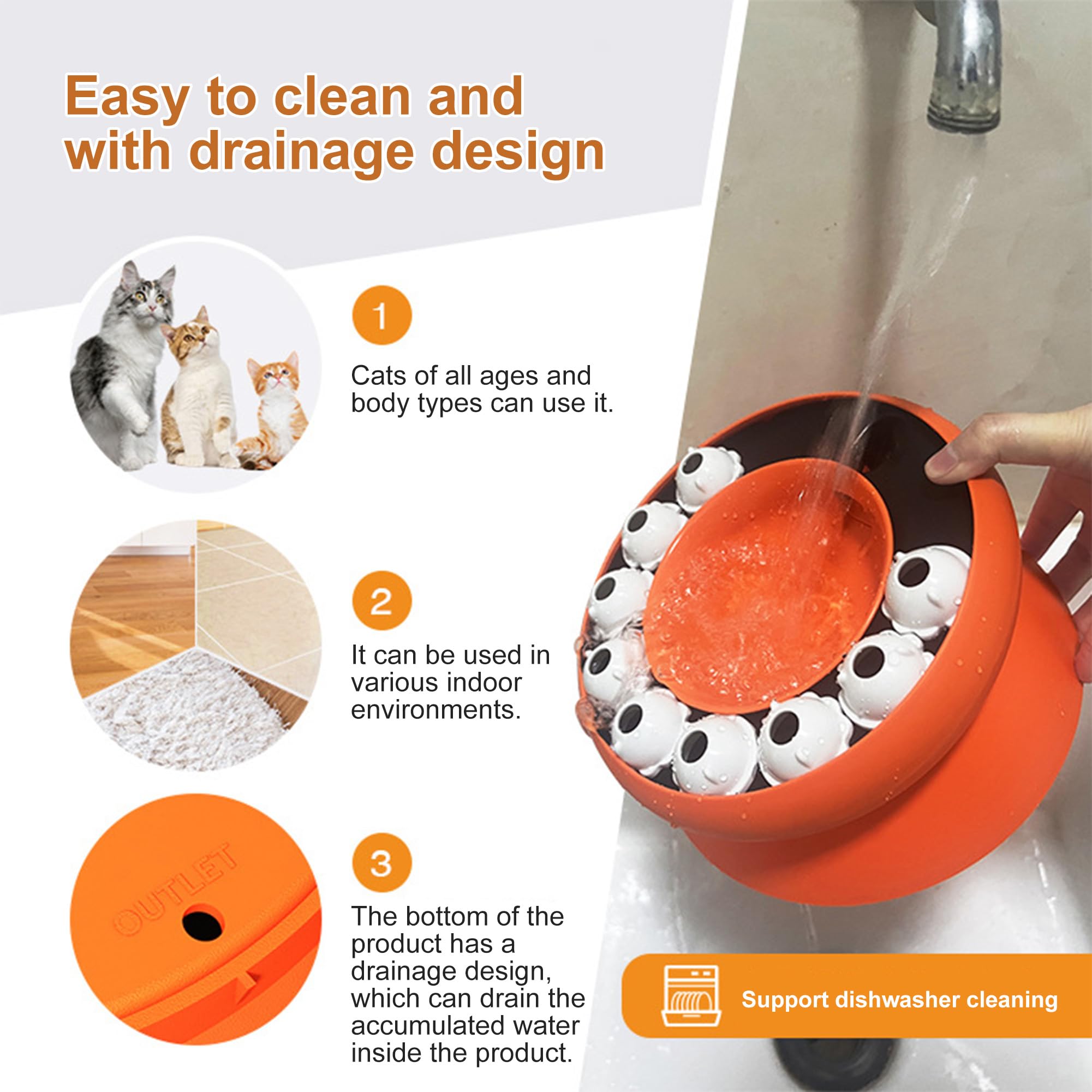 MaxcGear easy-clean BPA-free plastic showcases hygiene-friendly material choice for busy households.