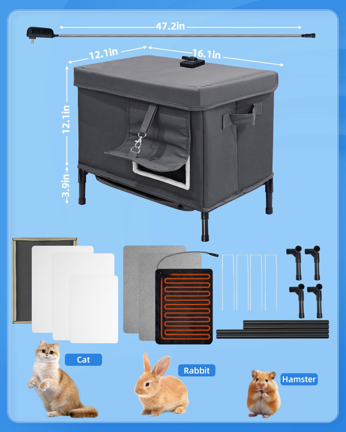 MAXCOM cat-shelter-anti-bite-wires protects cables while pets explore
