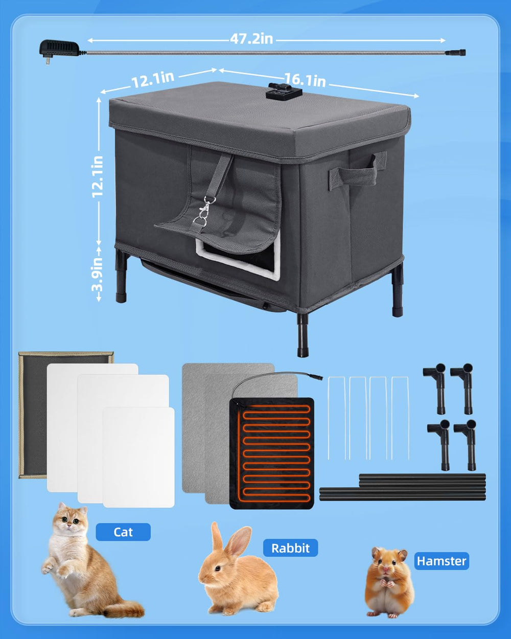 MAXCOM cat-shelter-anti-bite-wires protects cables while pets explore
