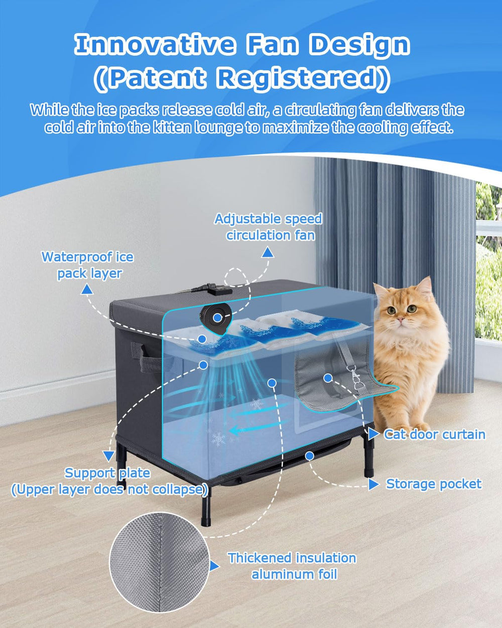 MAXCOM weatherproof cat shelter features canvas top protecting from rain and wind