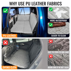 MAXFUT car seat protector guards seats and doors during travel with pets.