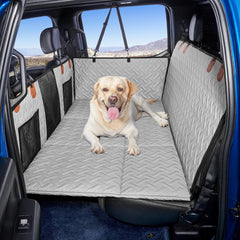 MAXFUT dog back seat extender transforms truck rear into spacious bed for comfortable trips.