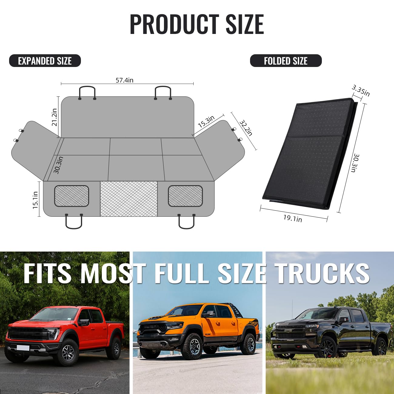 MAXFUT fits most trucks including F150 and RAM 1500 for versatile travel options.
