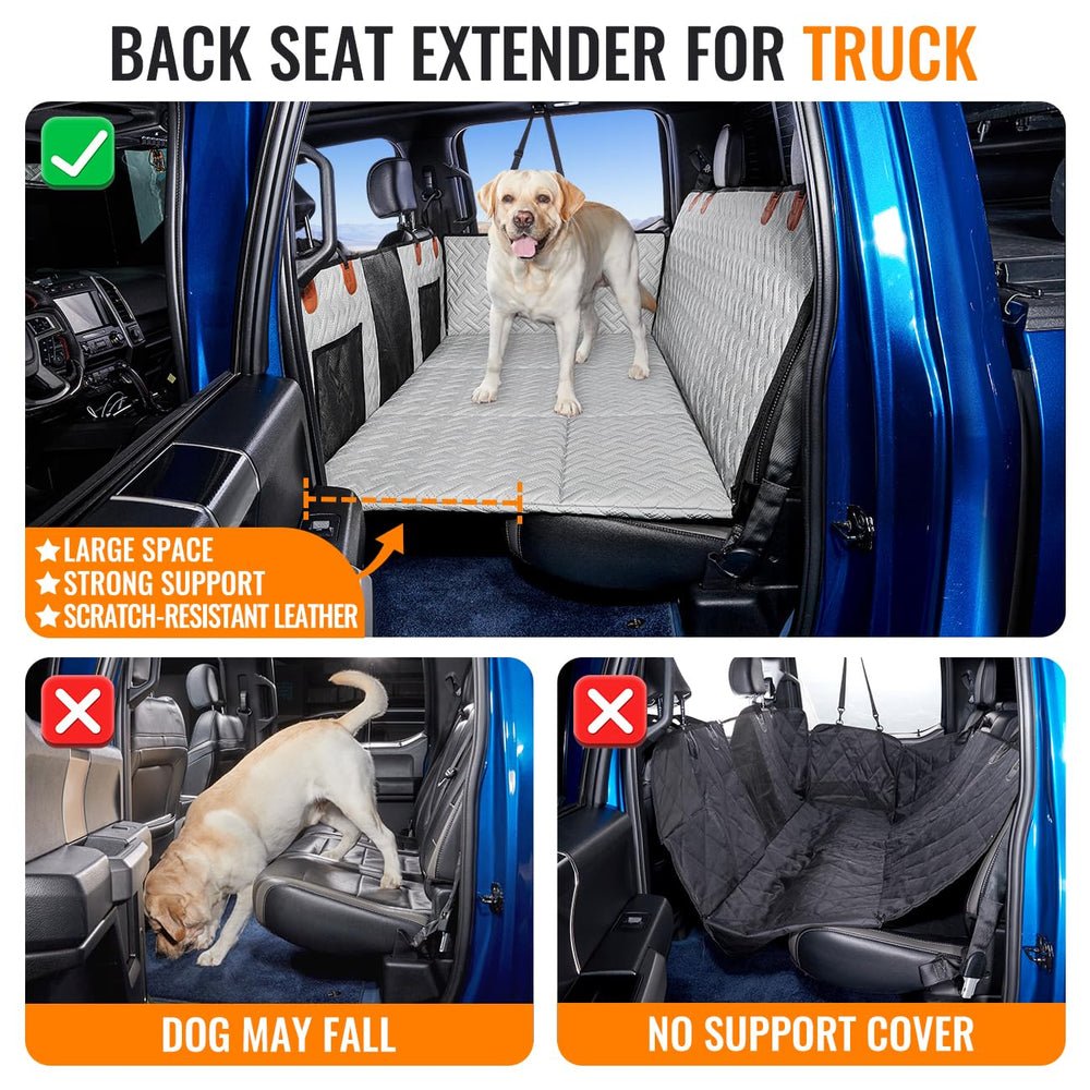 MAXFUT hard-bottom design provides stable support for active dogs on long rides.
