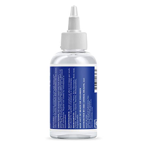 Maxi-Guard Zn4.5 Otic label closeup highlights trusted veterinary care