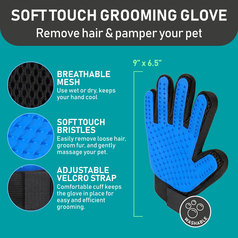 Cepillo con 9 dientes y 17 dientes para perros y gatos, diseño ergonómico.