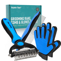 Cepillo Maxpower Planet doble cara con 9 y 17 dientes para mascotas