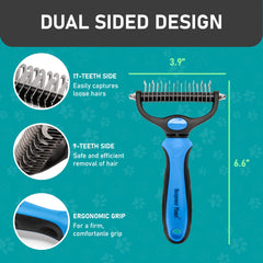 Cepillo para desprender pelo con 17 dientes de Maxpower Planet