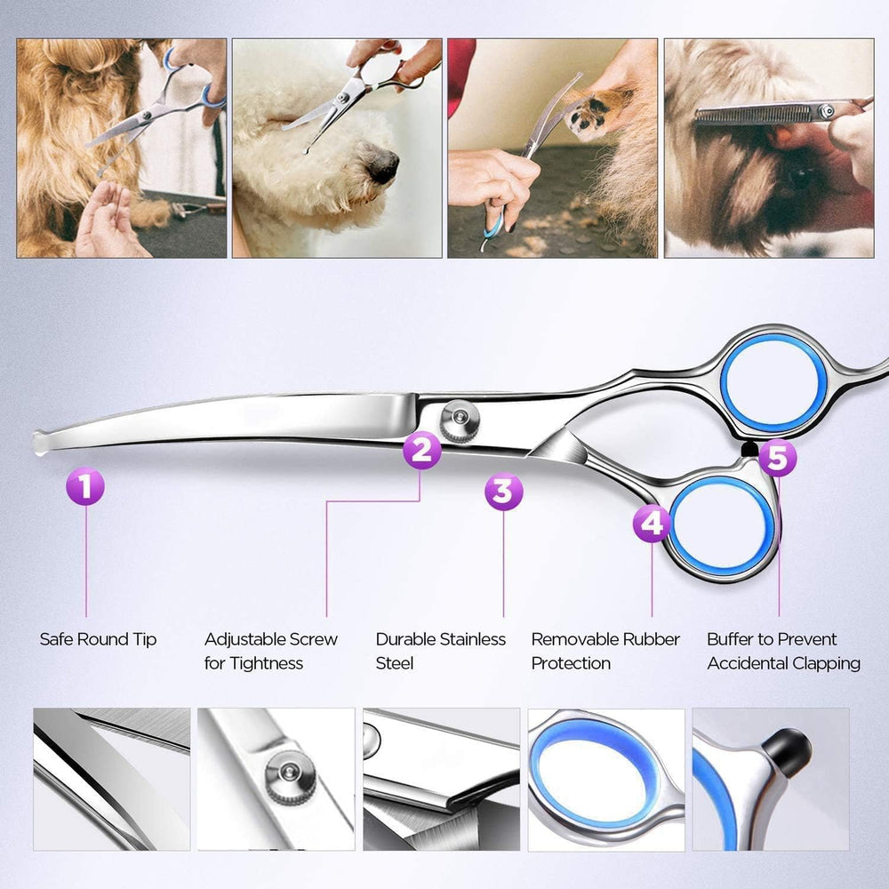 Maxshop ergonomic handles reduce fatigue during long grooming sessions.