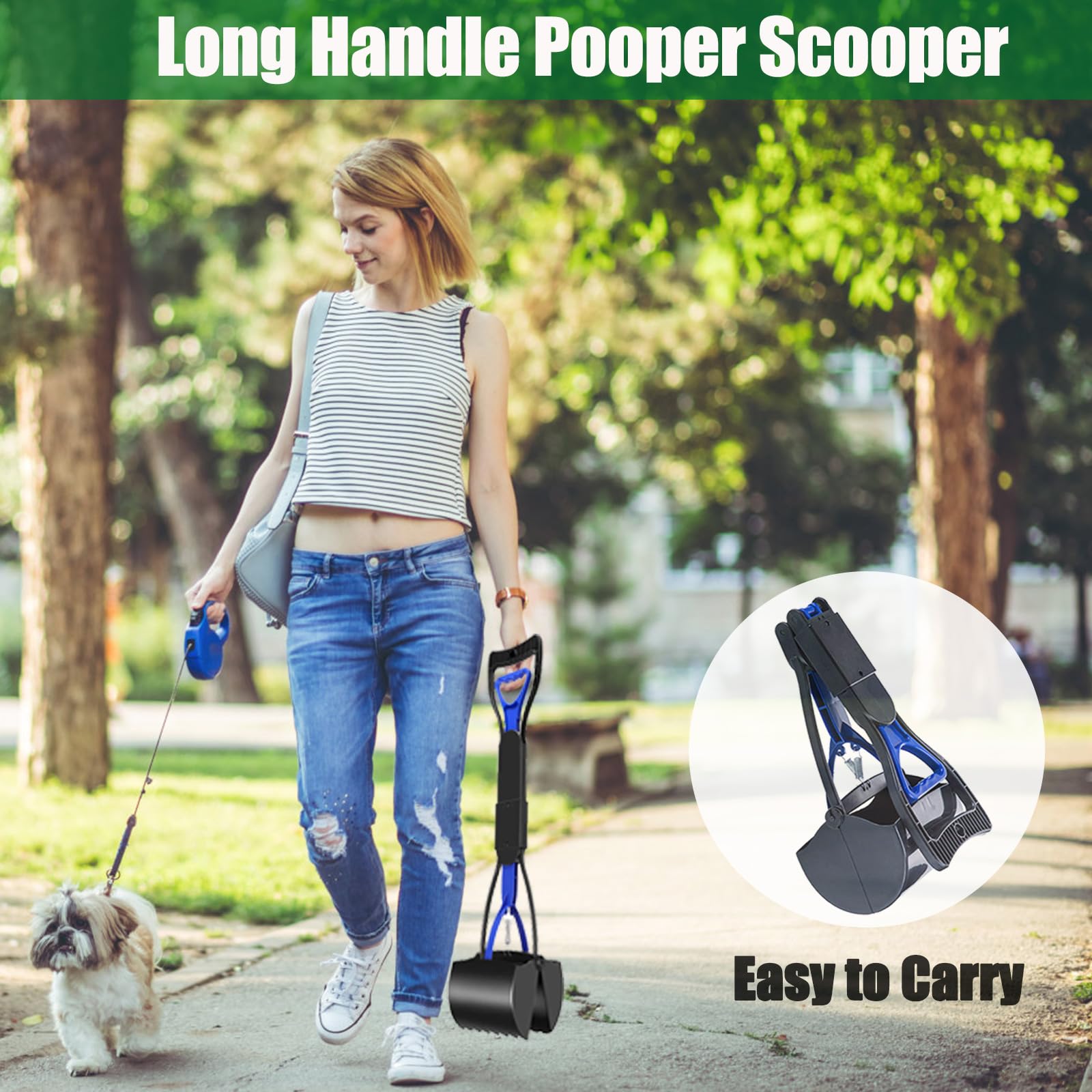 Mayayaday dog poop trash can side view shows durable plastic