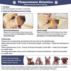 Mayerzon basket muzzle side view demonstrates secure fit for larger dogs
