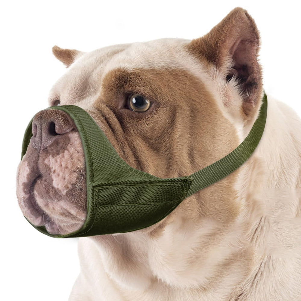 Bozal corto Mayerzon para perro con hocico, ajuste cómodo.