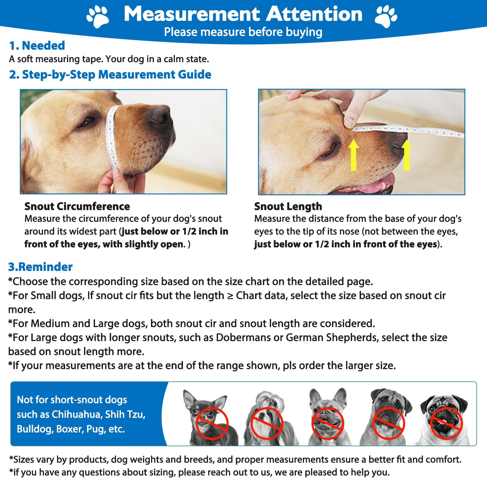 Mayerzon dog muzzle large-dog fit demonstrates comfortable coverage for big breeds.