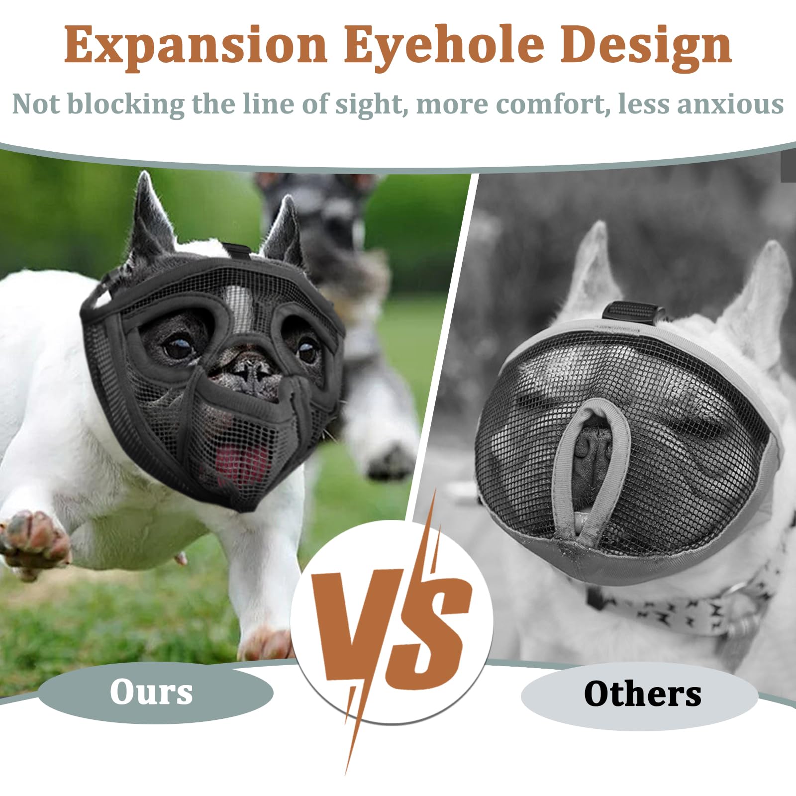 Mayerzon Drinking-Friendly Muzzle allows water breaks without removing the muzzle.